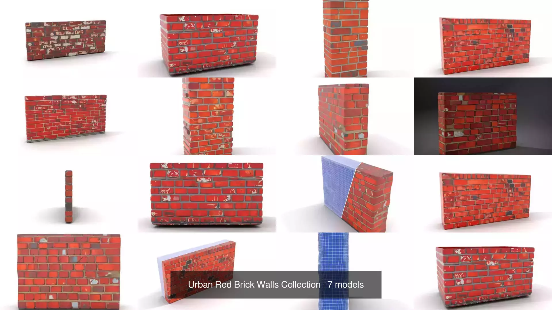 Urban Red Brick Walls Collection _0