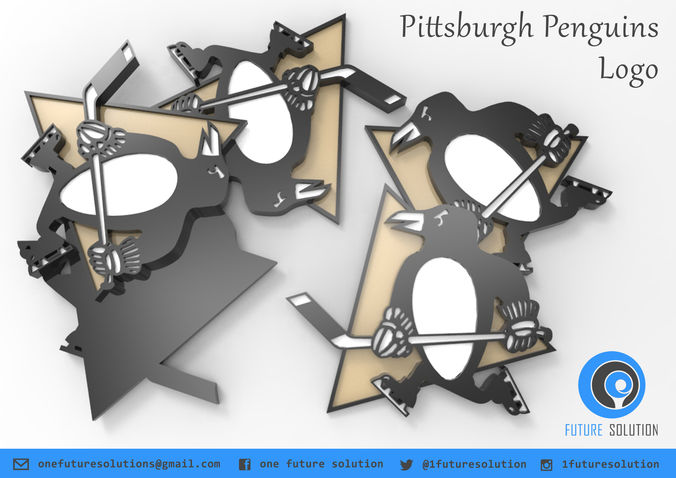 Pittsburgh Penguins Logo Free 3D print model