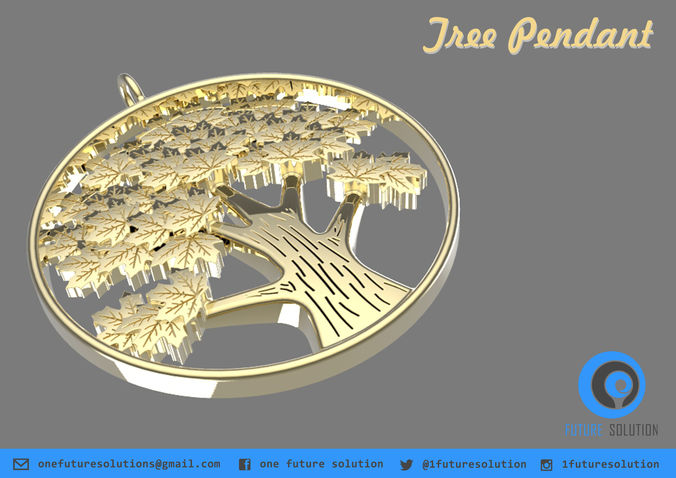 Tree Pendant Free 3D print model
