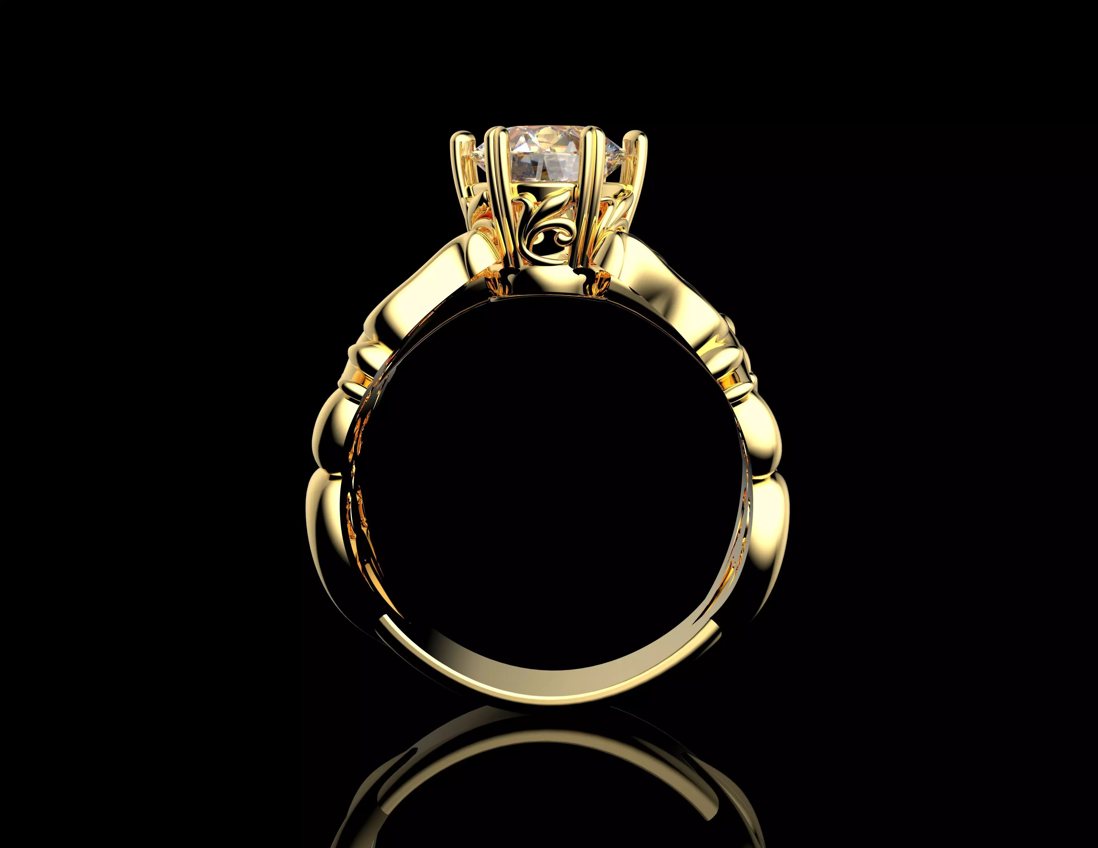 Gold N1455 3D print model_4