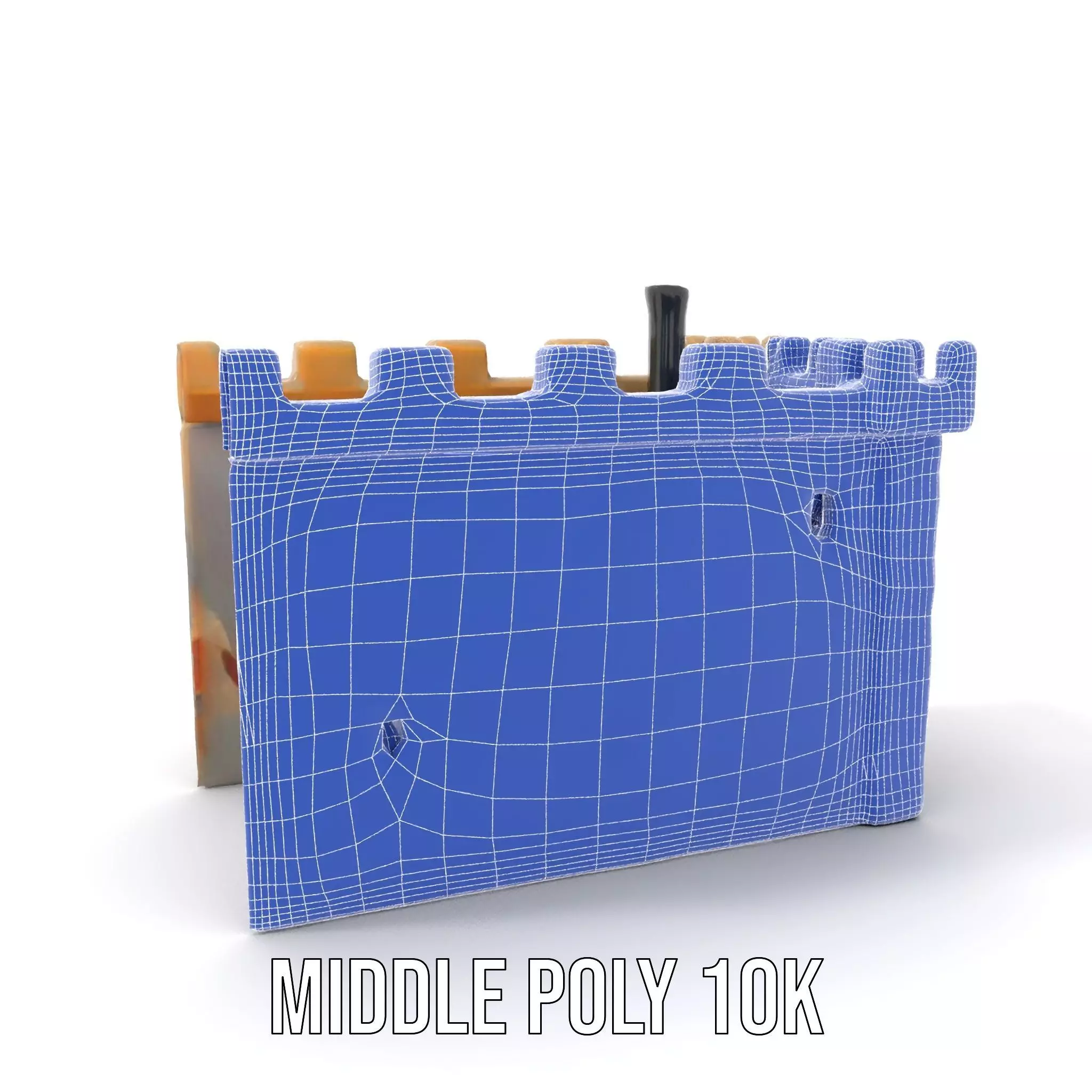 Stone Fortress Tower model pack Low-poly 3D model_27