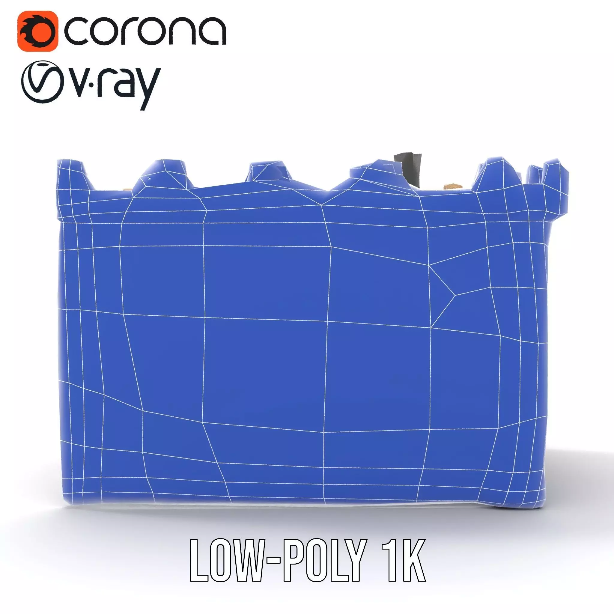 Stone Fortress Tower model pack Low-poly 3D model_28