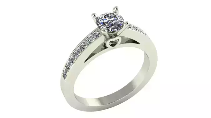 Engagement Woman Ring Size 54 