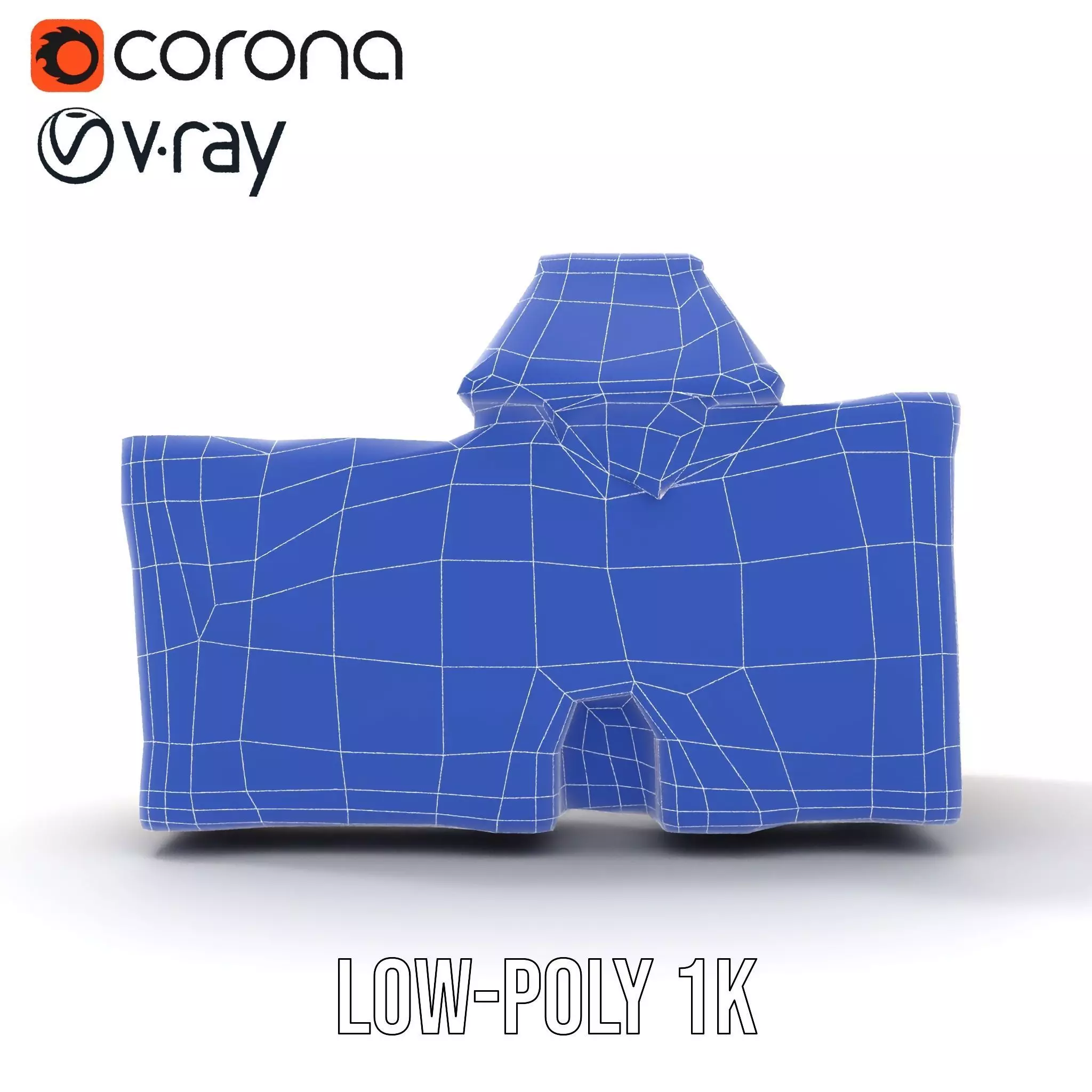 Charming Stone Castle Wall model pack Low-poly 3D model_22