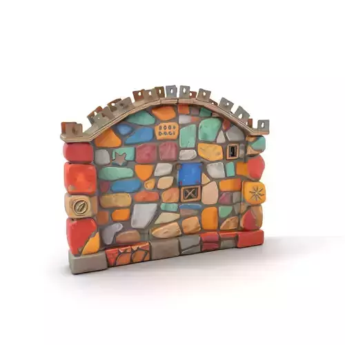 Colorful Stone Wall model pack