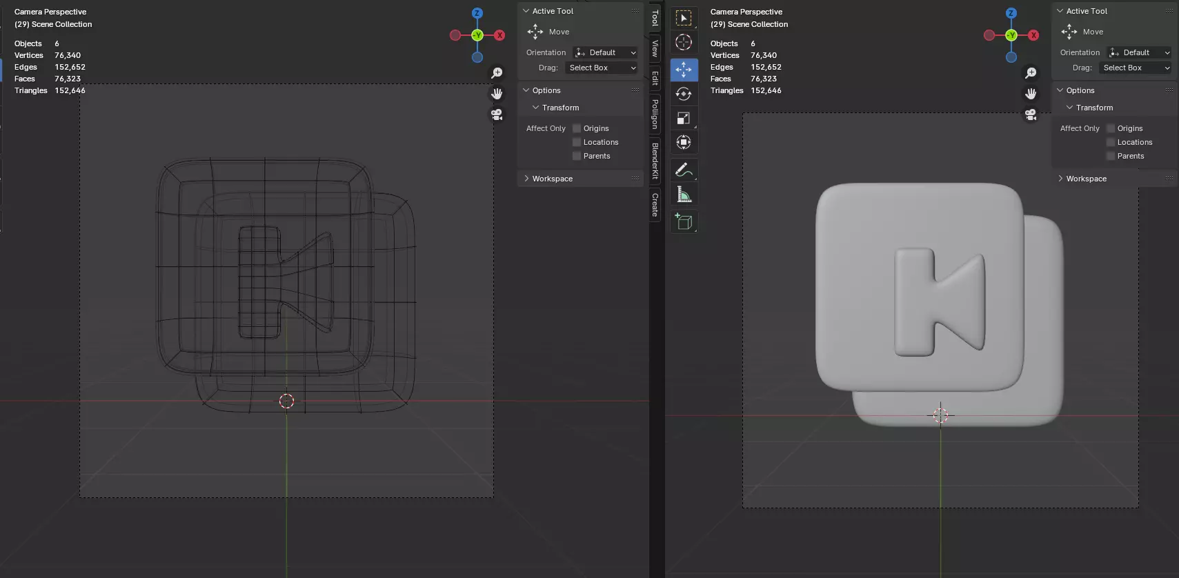 User Interface 3d icon pack Low-poly 3D model_6