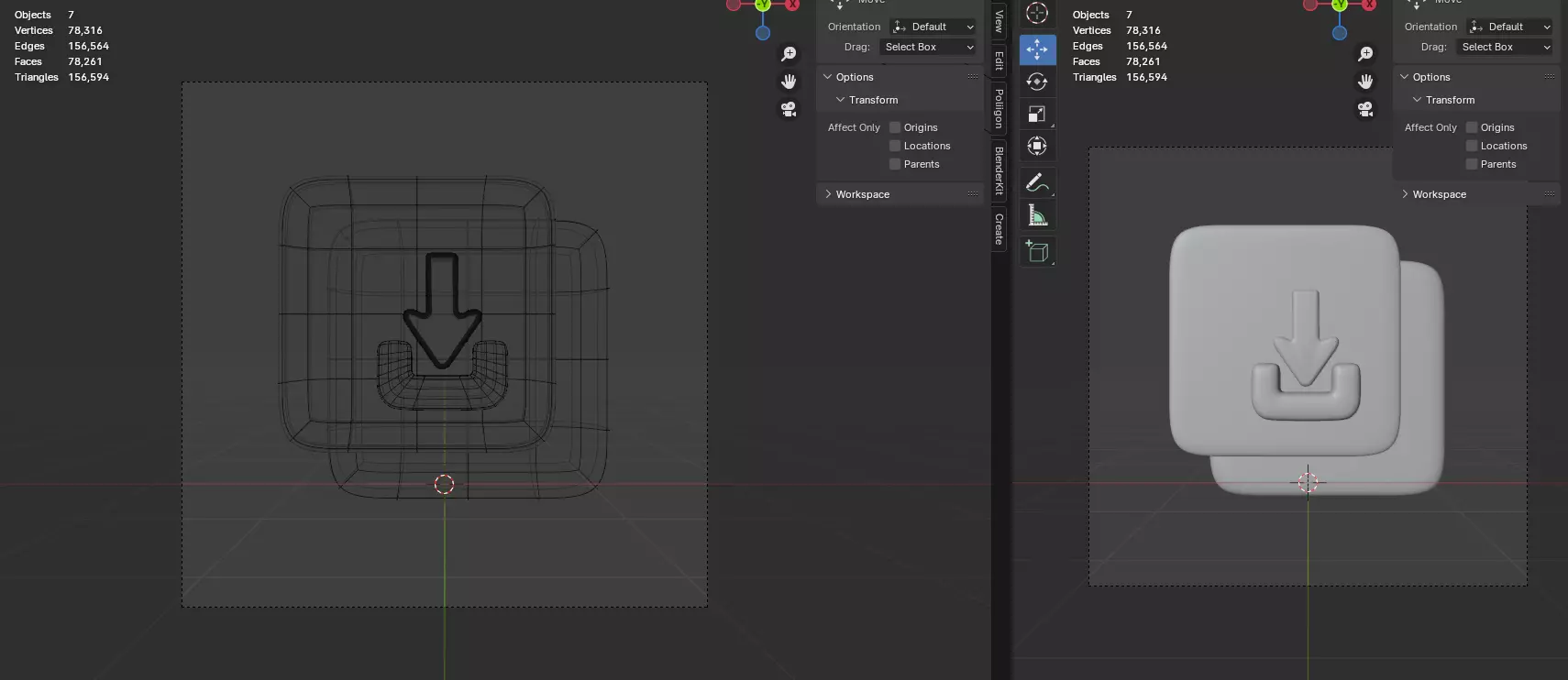 User Interface 3d icon pack Low-poly 3D model_4