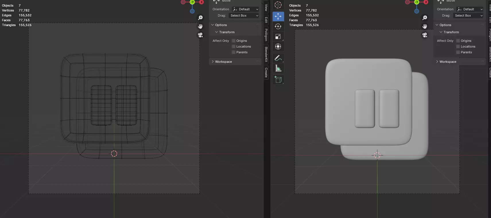 User Interface 3d icon pack Low-poly 3D model_7