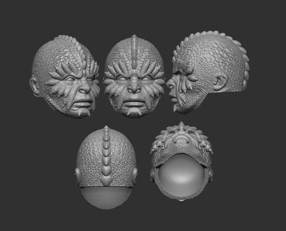 Joopi She Headsculpt for Action Figures 3D print model_1