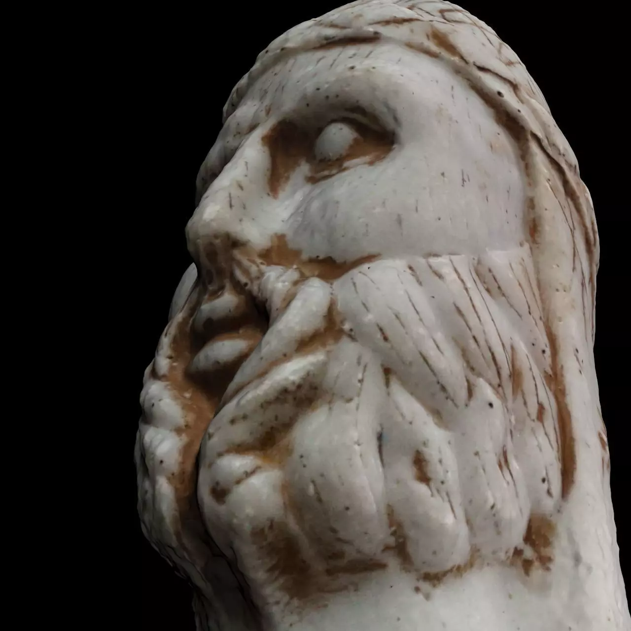 Nemrut Herakles Statue 3D Model 3D model_3