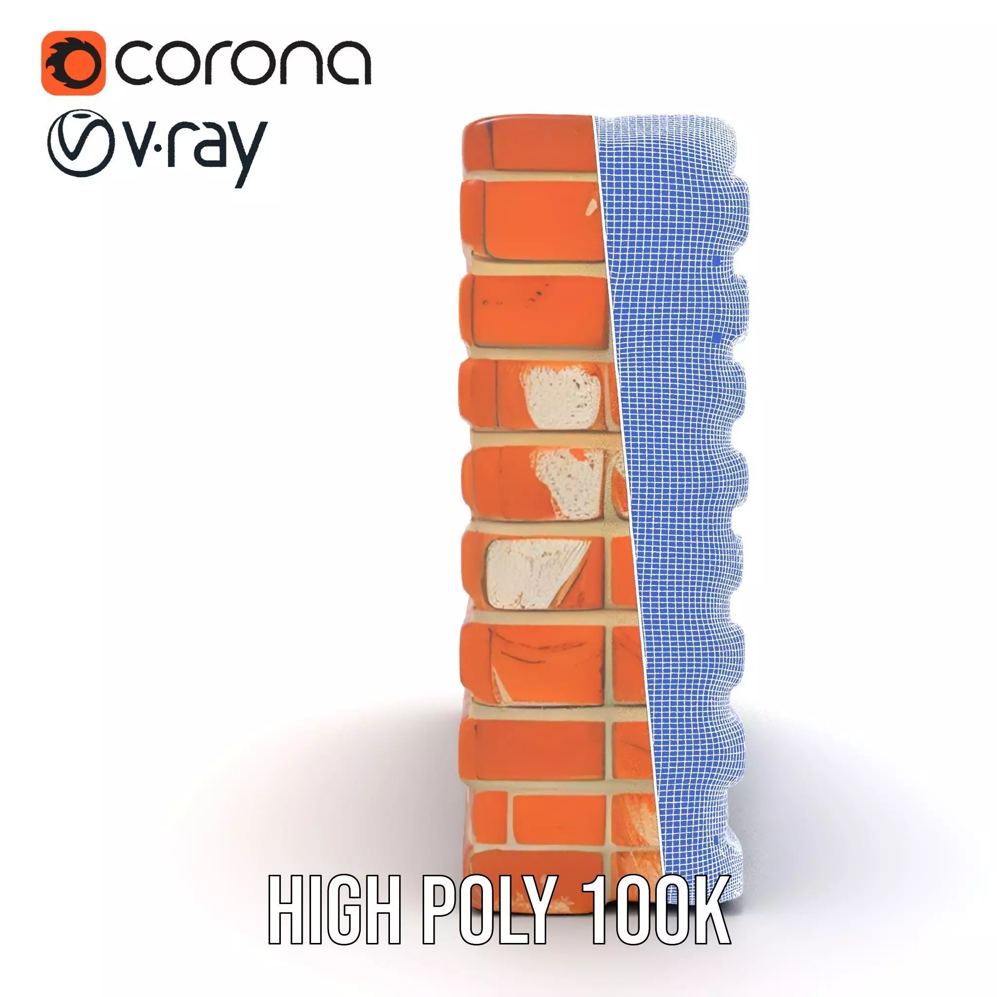 Rustic Brick Wall model pack Texture_34