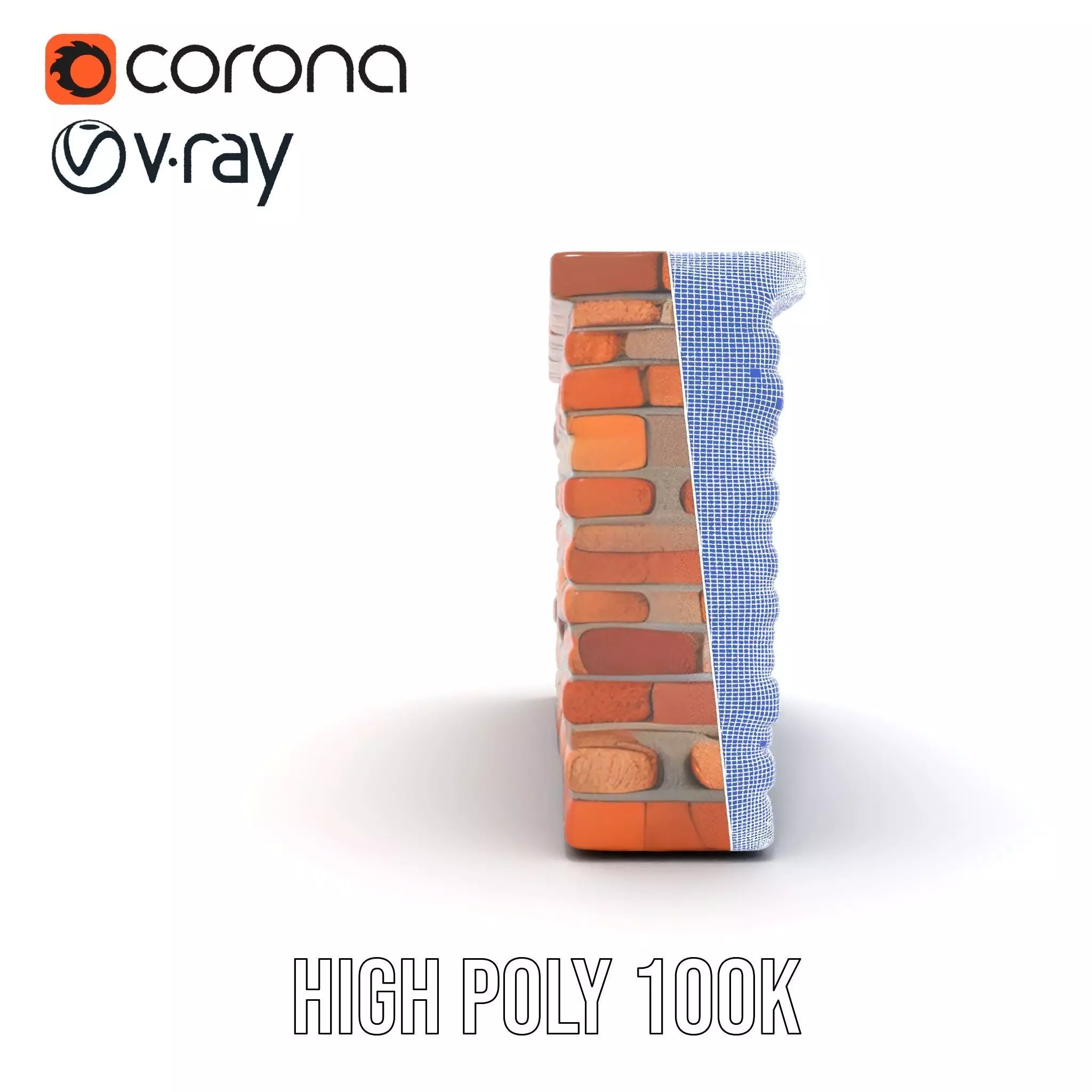 Rustic Brick Wall model pack Texture_34