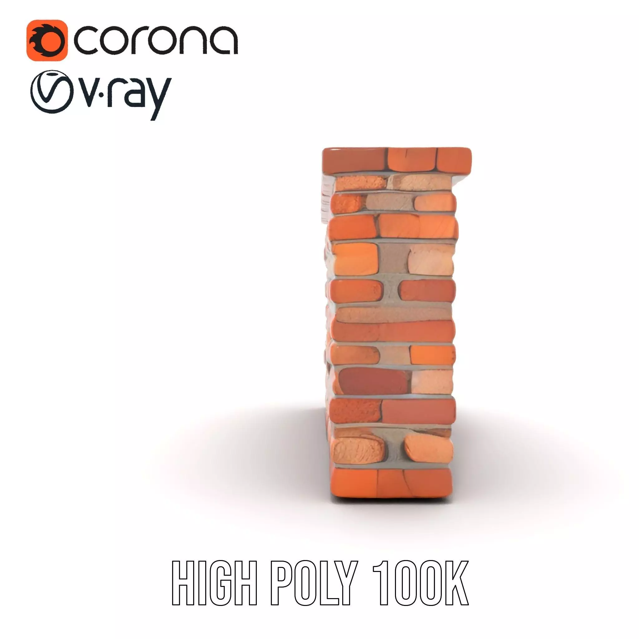 Rustic Brick Wall model pack Texture_23