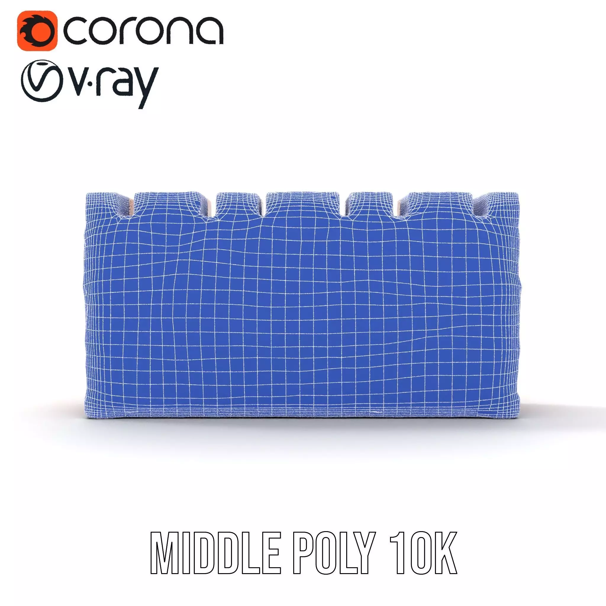 Terracotta Brick Wall model pack Low-poly 3D model_23