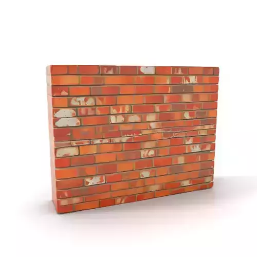 Rustic Brick Wall model pack Low-poly 3D model