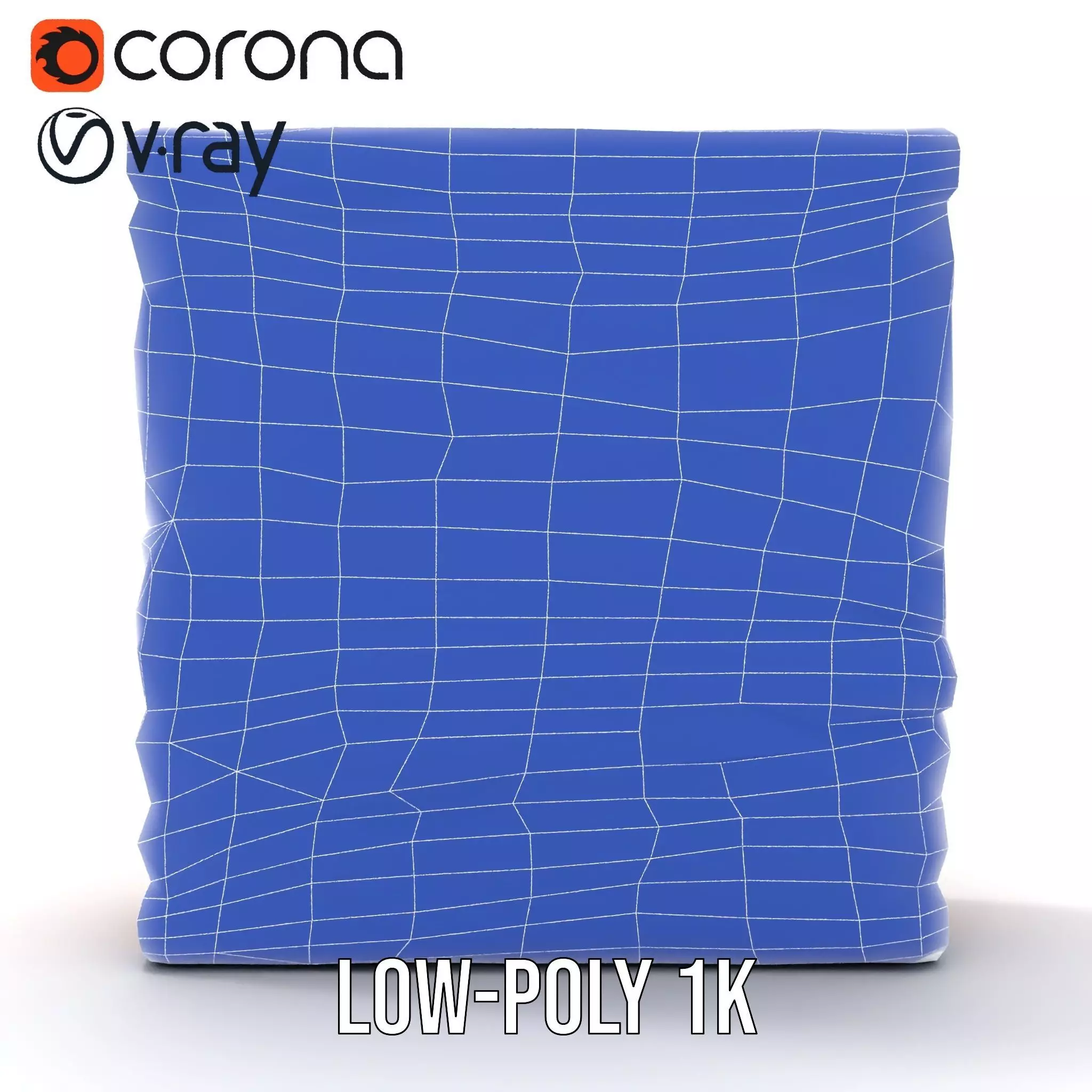 Brick Wall Rustic model pack Low-poly 3D model_26