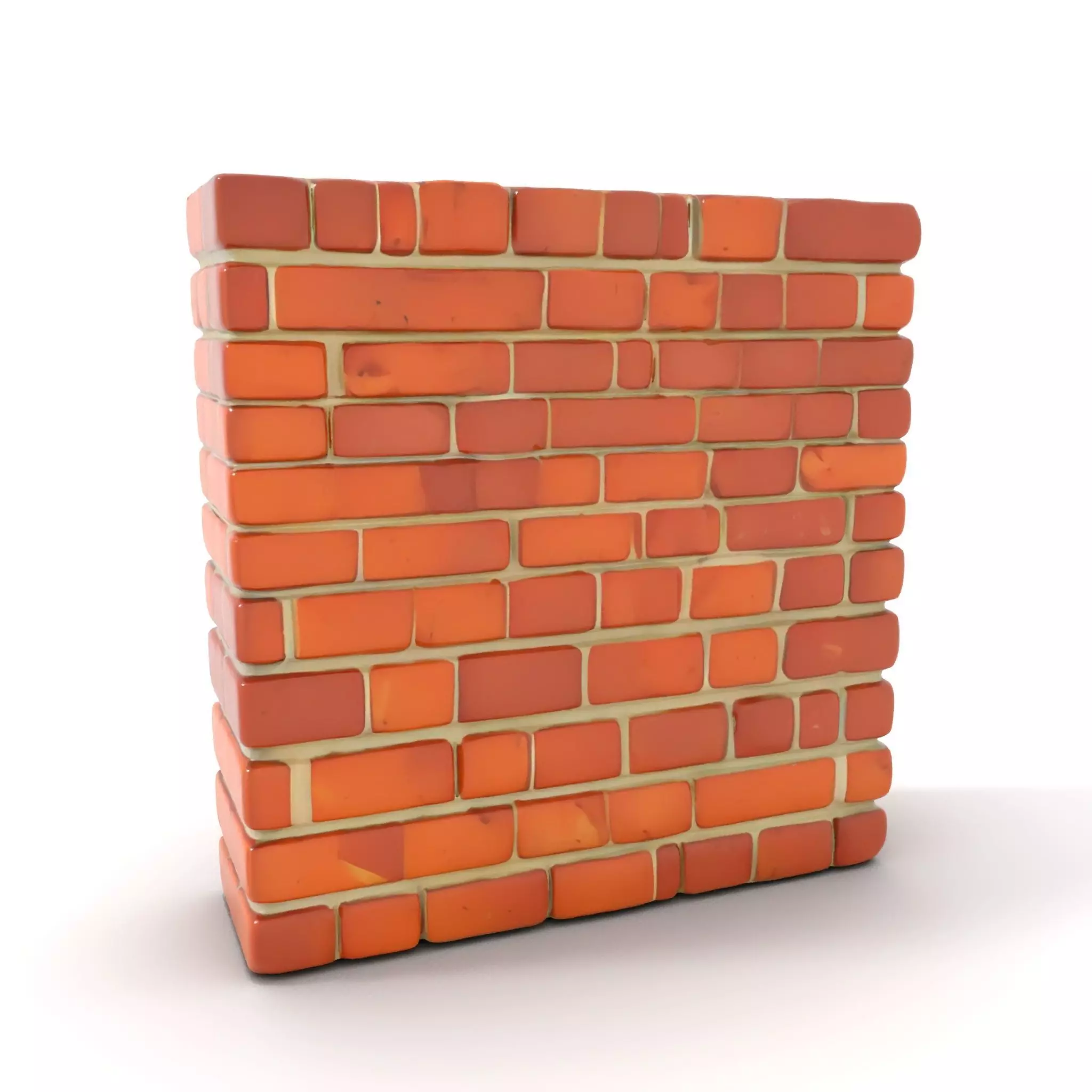 Brick Wall Rustic model pack Low-poly 3D model_0