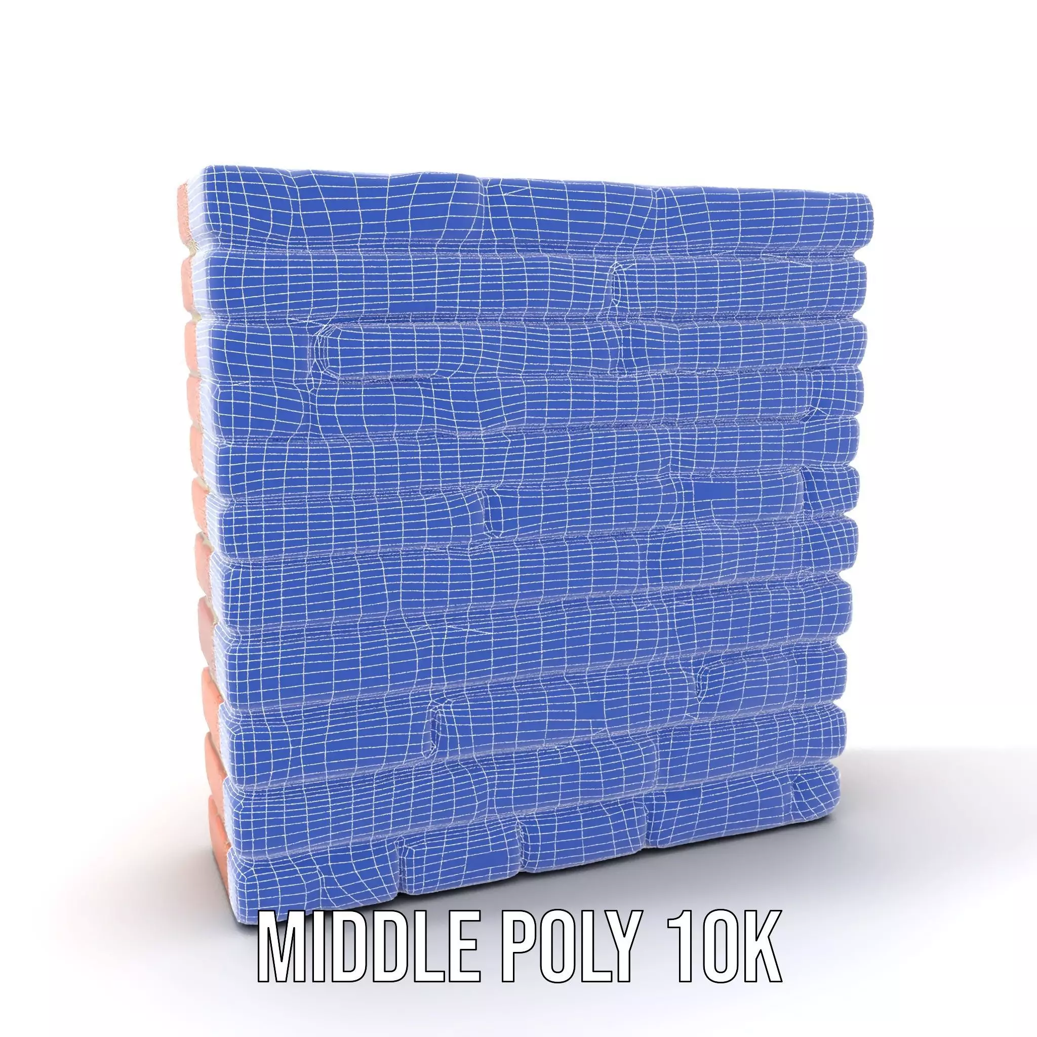 Brick Wall Rustic model pack Low-poly 3D model_6