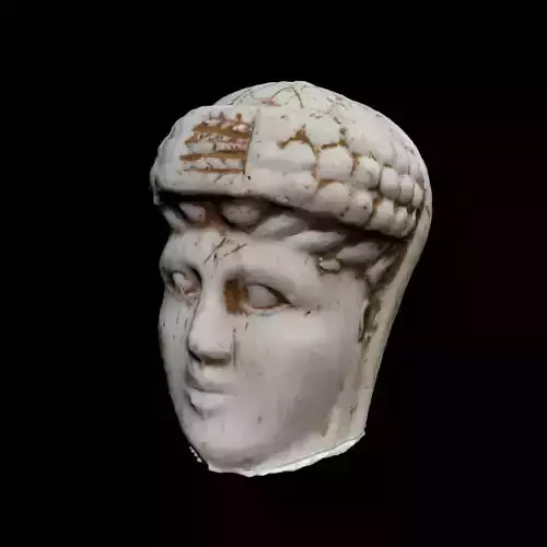 Nemrut King Antiochos Statue 3D Model