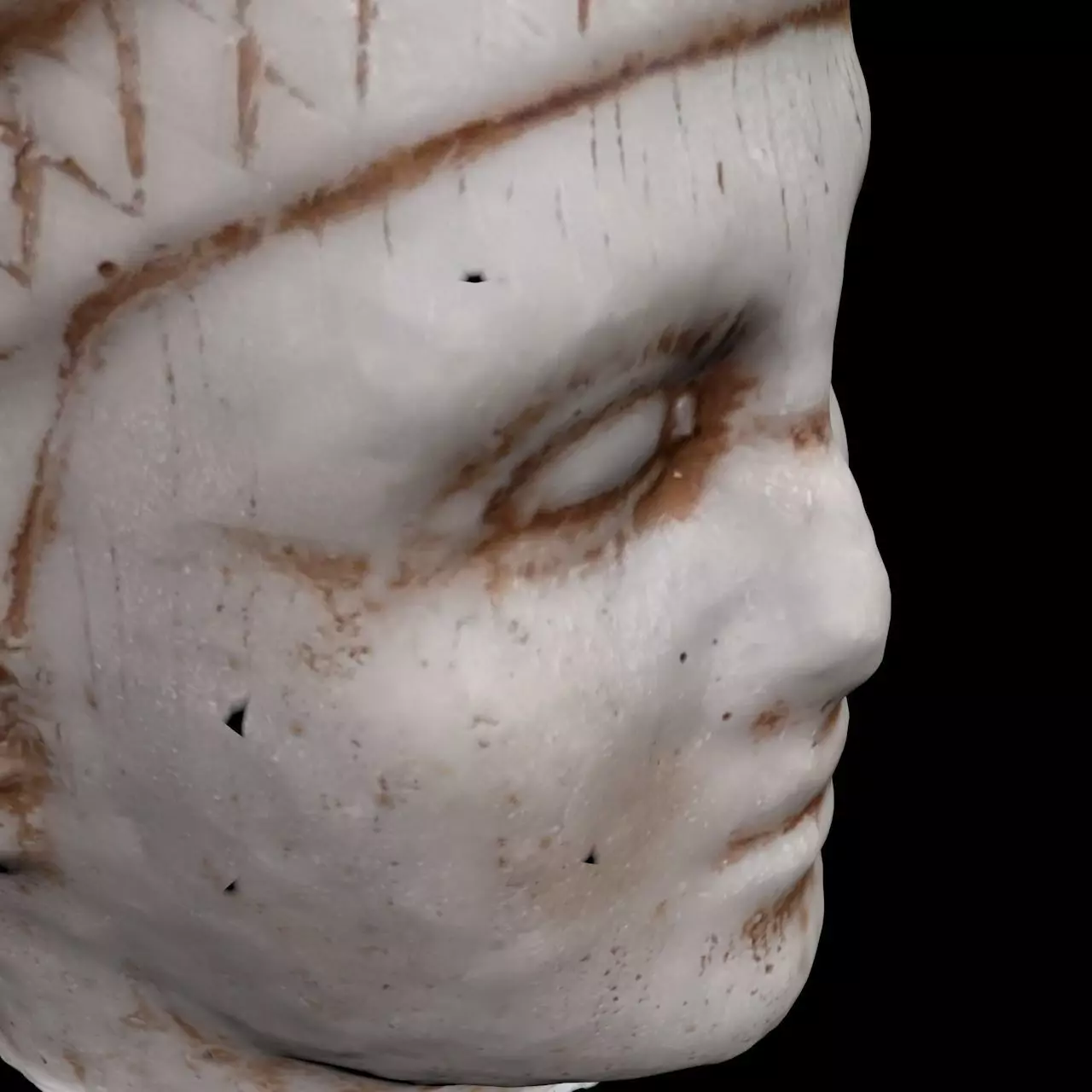 Nemrut Apollon Statue 3D Model 3D model_3