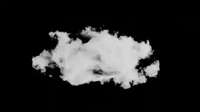 realistic volumetric clouds Free 3D model