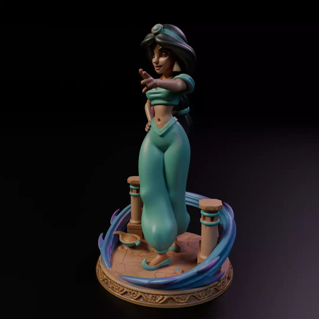 Jasmine 3D print model_10