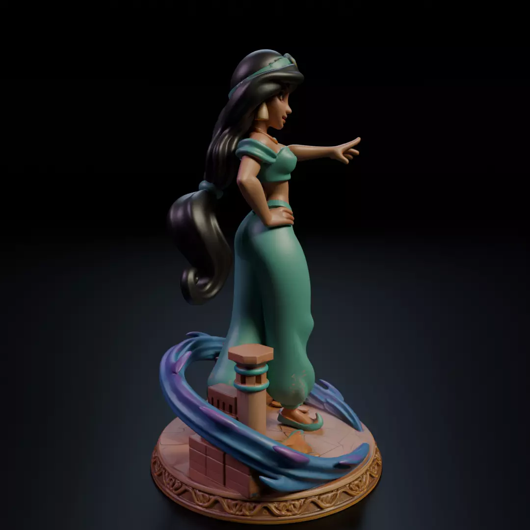 Jasmine 3D print model_2