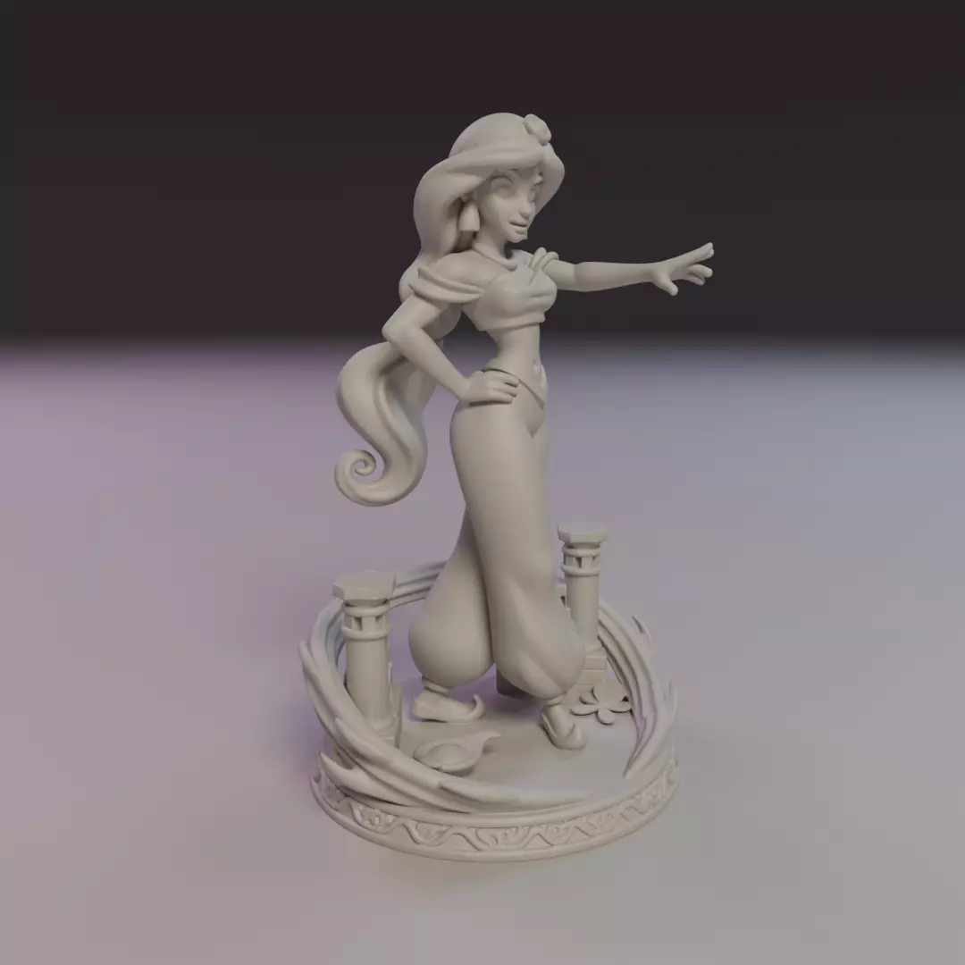Jasmine 3D print model_11