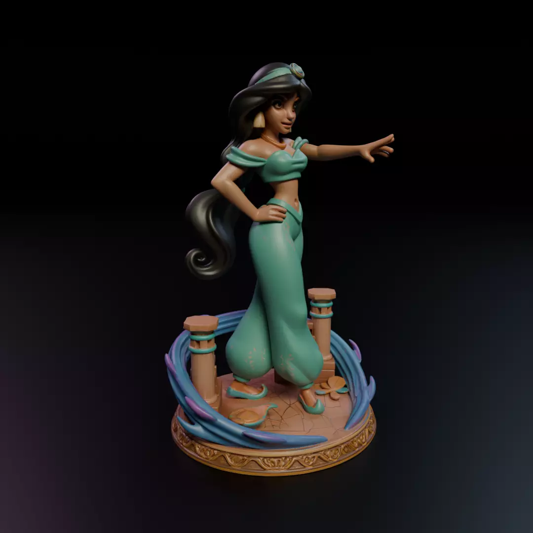 Jasmine 3D print model_12
