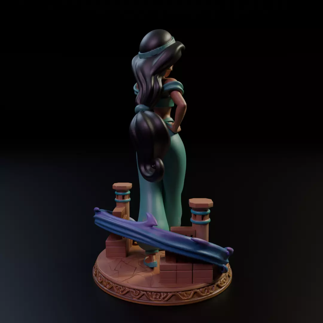 Jasmine 3D print model_14