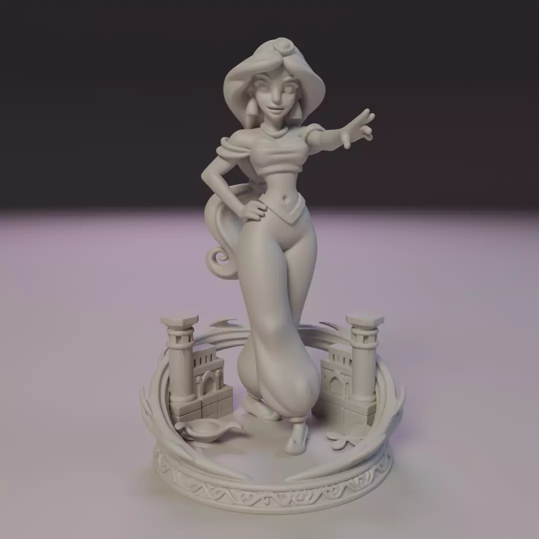 Jasmine 3D print model_15