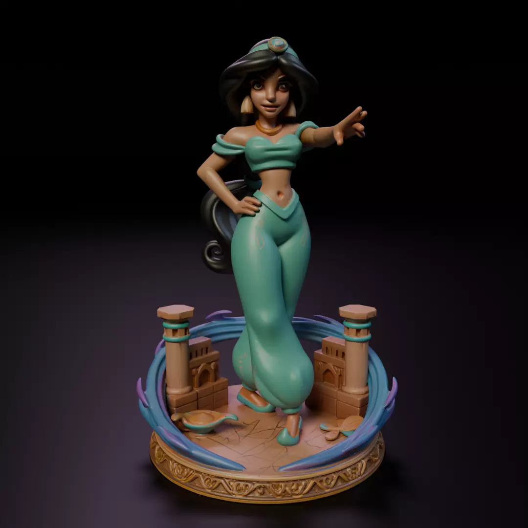 Jasmine 3D print model_16
