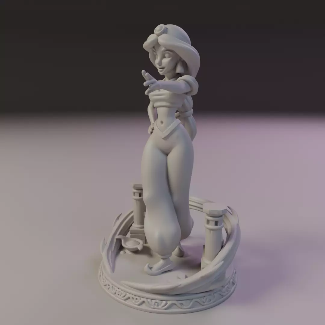 Jasmine 3D print model_9