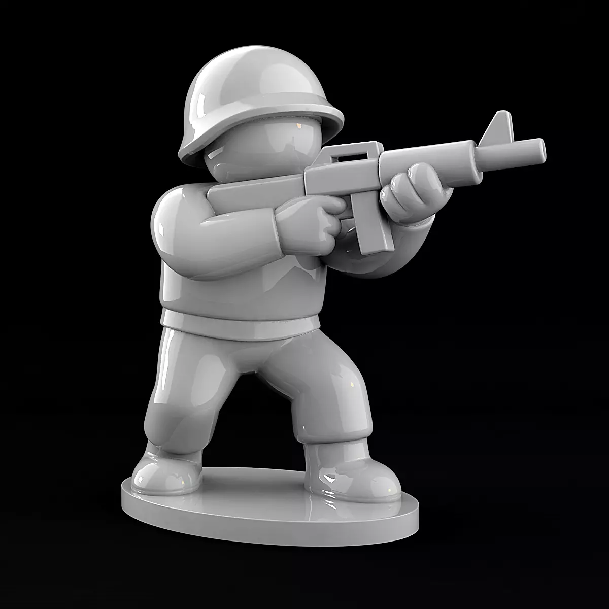 Soldier 3D print model