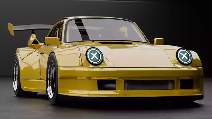 Porsche 930 RWB Custom Widebody 