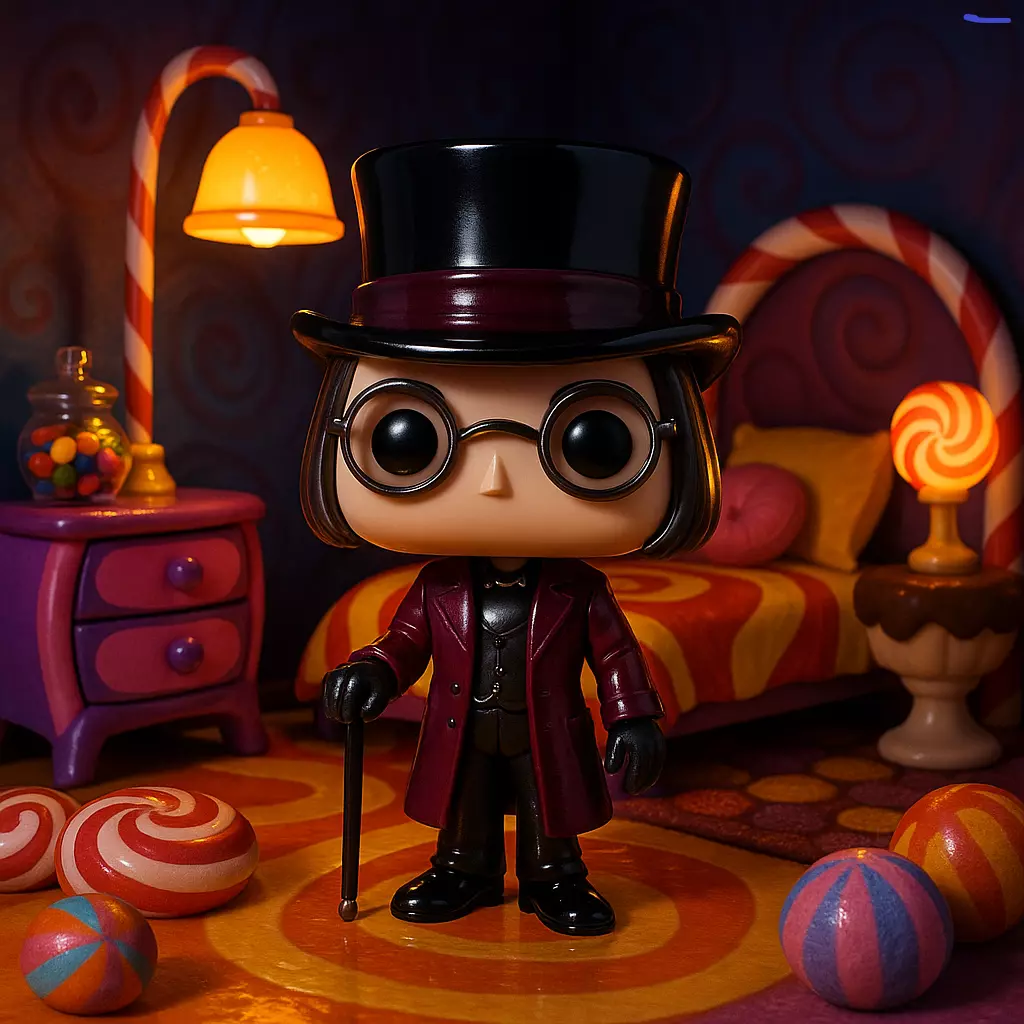 Willy Wonka funko pop 3D print model_1