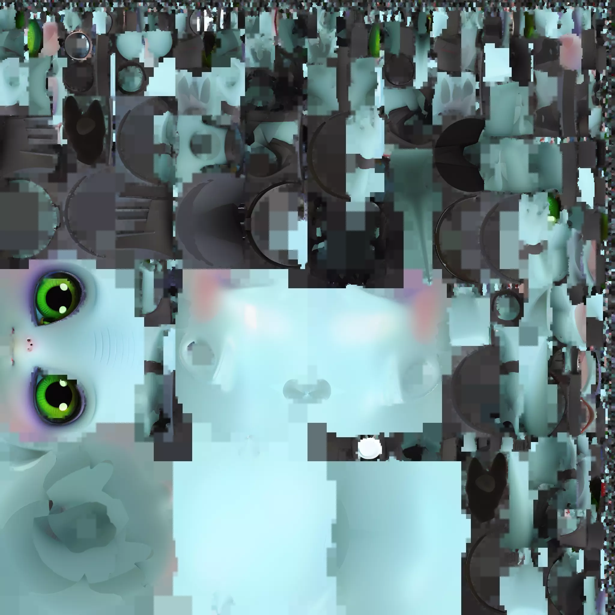  Cute Alien 3D Model Stylized Sci Fi Character for Games Low-poly 3D model_5