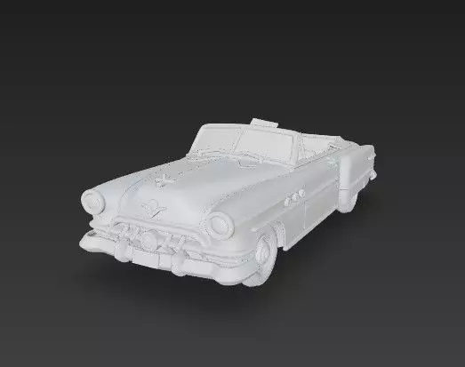 Buick Roadmaster Convertible 1950s Classic American Car 3D print model_15