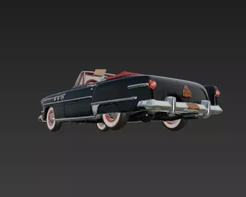 Buick Roadmaster Convertible 1950s Classic American Car 3D print model_33