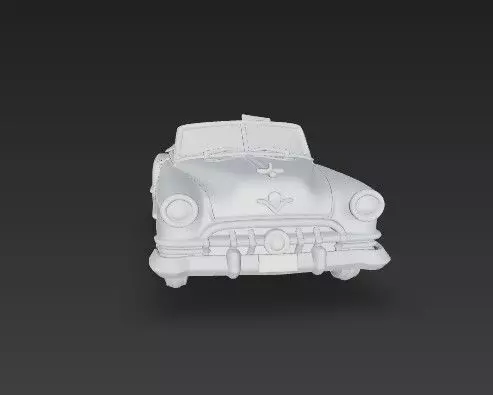 Buick Roadmaster Convertible 1950s Classic American Car 3D print model_5