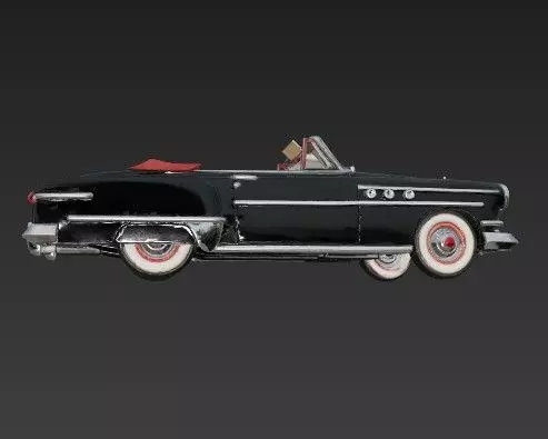 Buick Roadmaster Convertible 1950s Classic American Car 3D print model_29