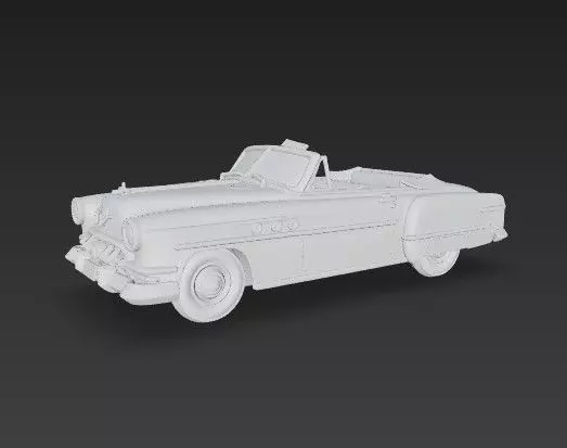 Buick Roadmaster Convertible 1950s Classic American Car 3D print model_14