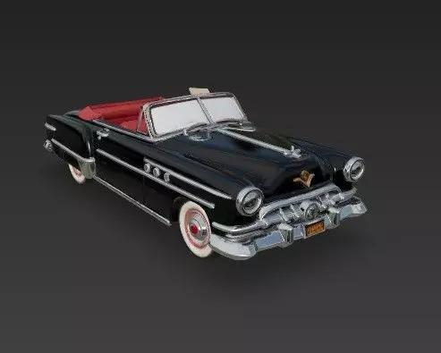 Buick Roadmaster Convertible 1950s Classic American Car 3D print model_1