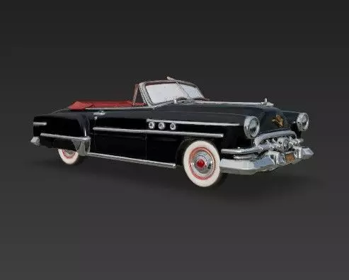 Buick Roadmaster Convertible 1950s Classic American Car 3D print model_12