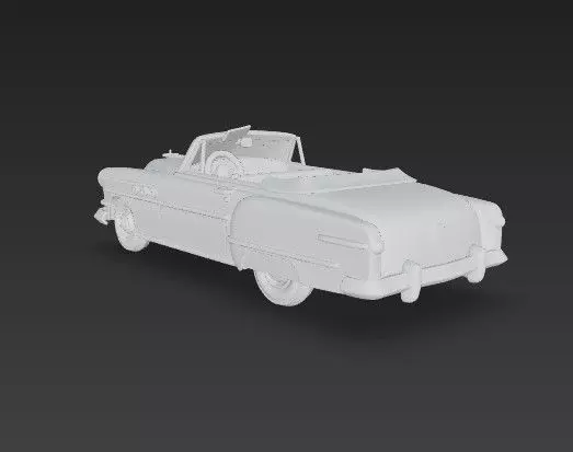 Buick Roadmaster Convertible 1950s Classic American Car 3D print model_11