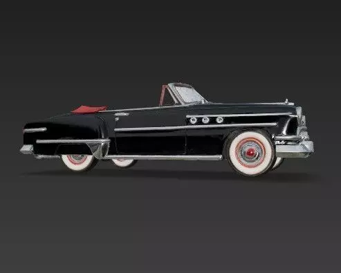 Buick Roadmaster Convertible 1950s Classic American Car 3D print model_23