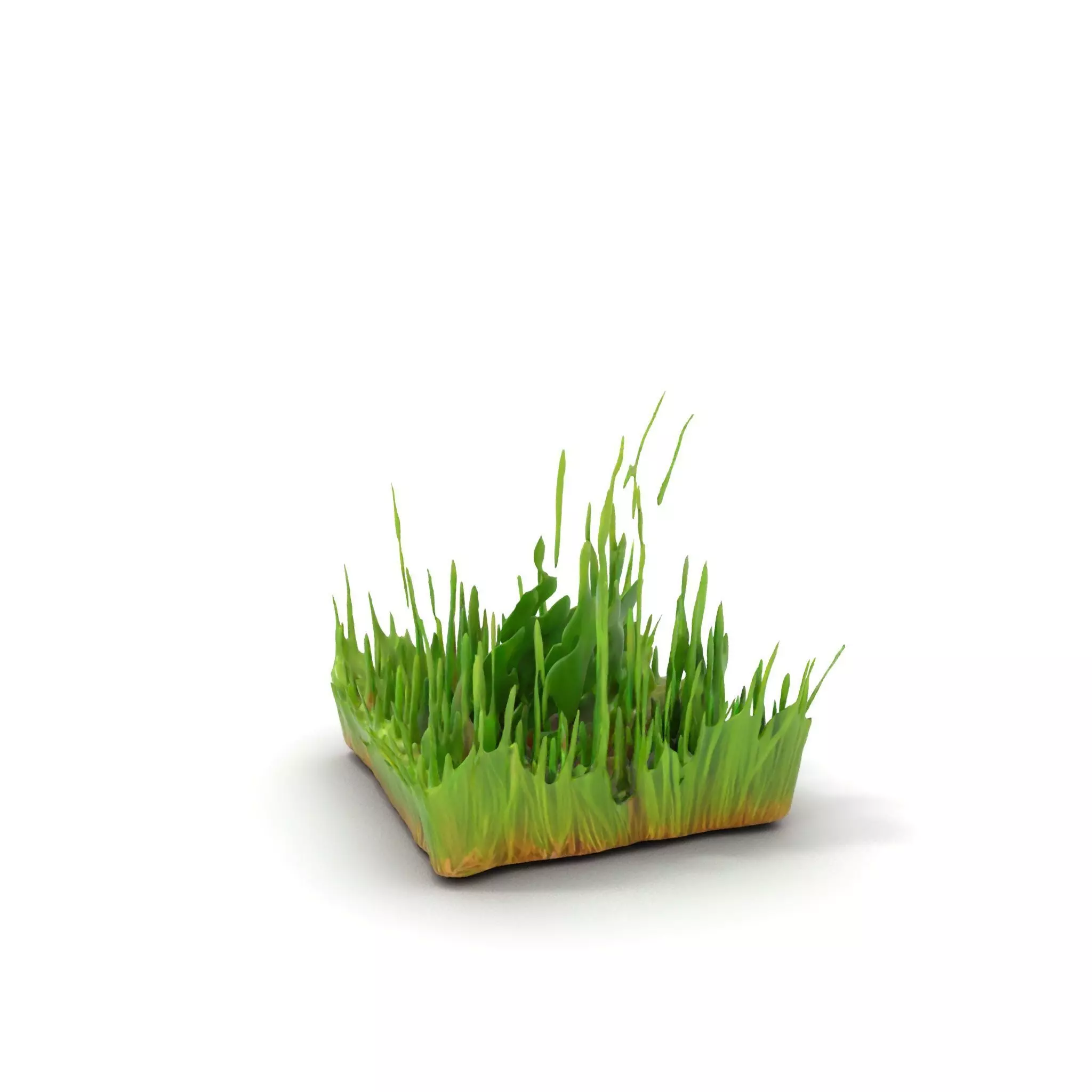 Lush Green Grass model pack Low-poly 3D model_0