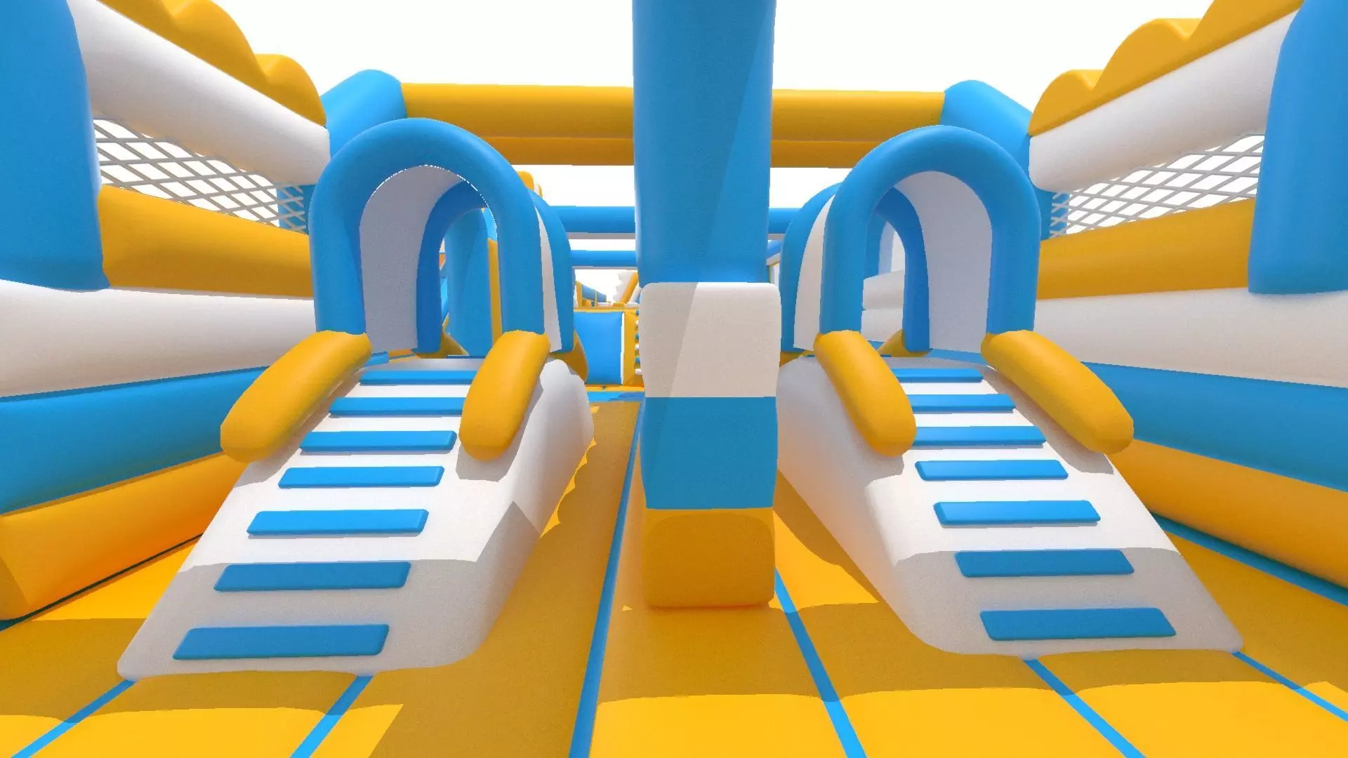bouncy castle 3D model_6