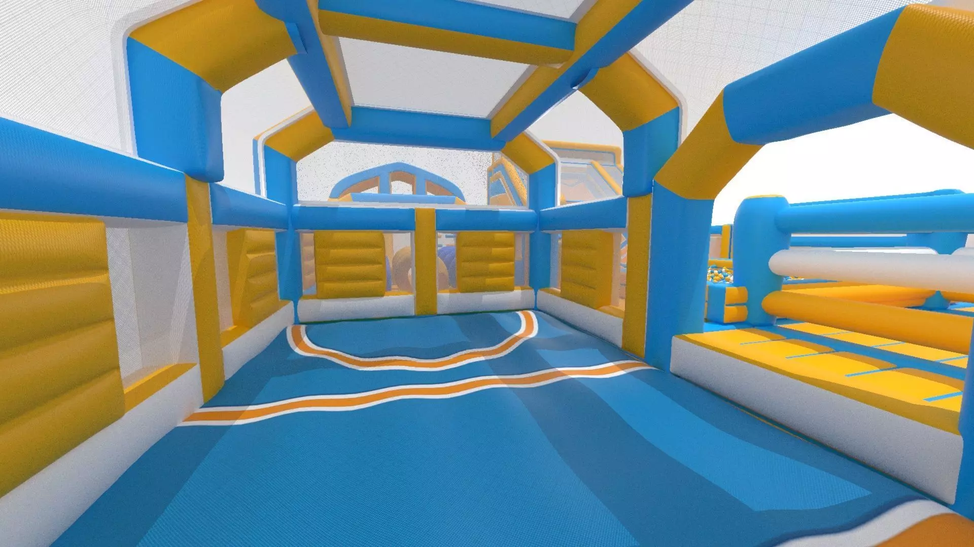bouncy castle 3D model_5