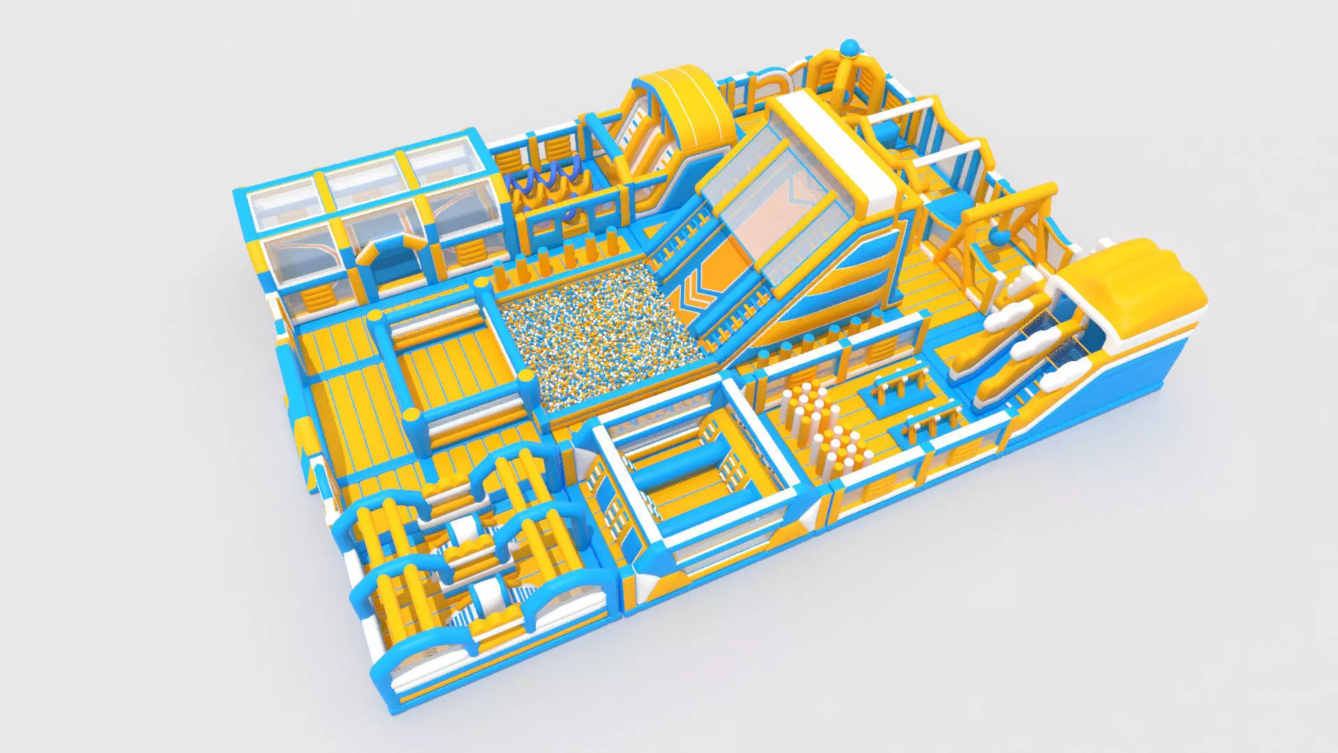 bouncy castle 3D model_0